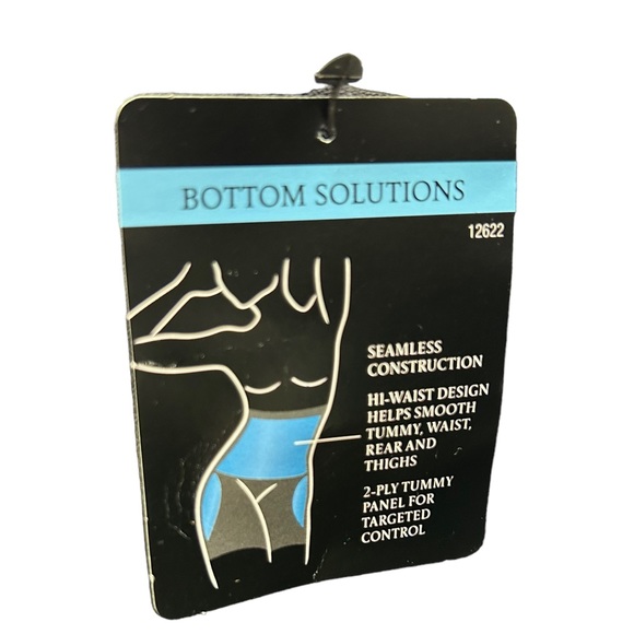 MAIDENFORM black Seamless bottom solutions Hi-Waist Thigh Slimmer # 12622 NWT - Picture 5 of 10